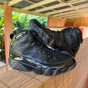 Nike Air Jordan 9 Retro Bred Patent Mens Size 9 Basketball Sneakers 302370-014